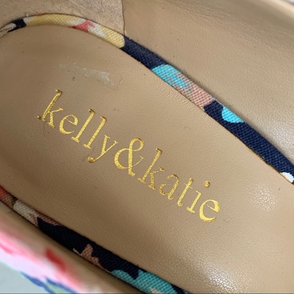 Kelly & Katie Isabel floral round toe pump mint - Picture 2 of 9